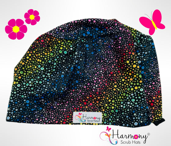 Colorful Bubbles EURO® Scrub Hat