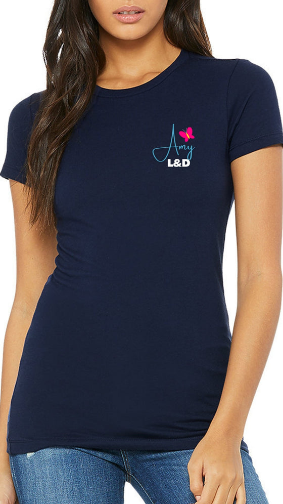 L&D Nurse Personalized Work Threads T-Shirt