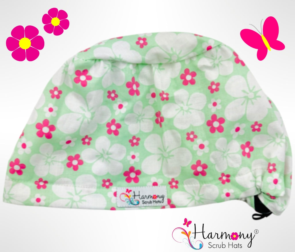 Soft Floral EURO® Scrub Hat