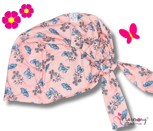Spring Butterflies Florence™ Scrub Hat