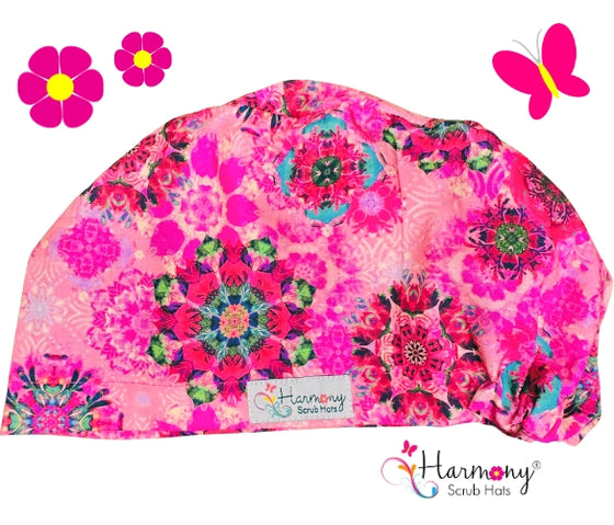 Pink Mandala EURO® Scrub Hat