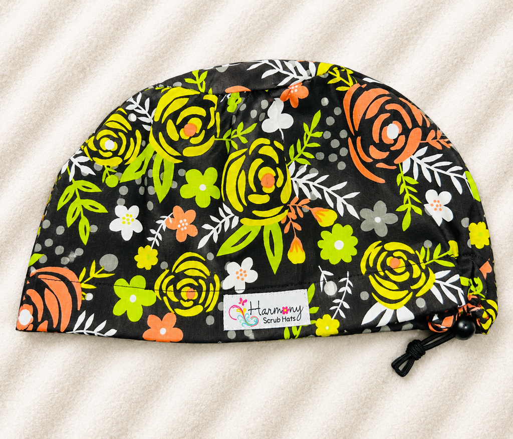 Flower Power EURO® Scrub Hat