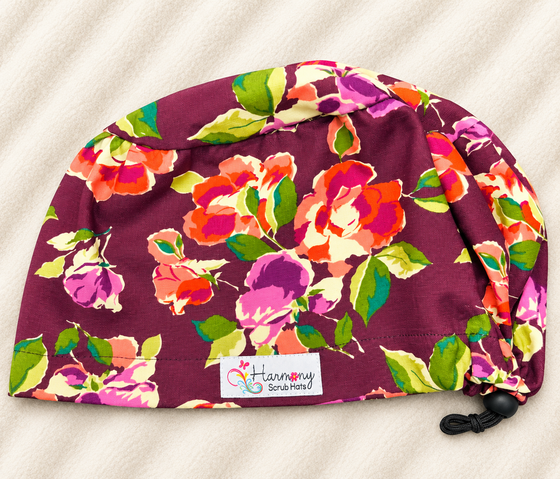 Vintage Merlot EURO® Scrub Hat