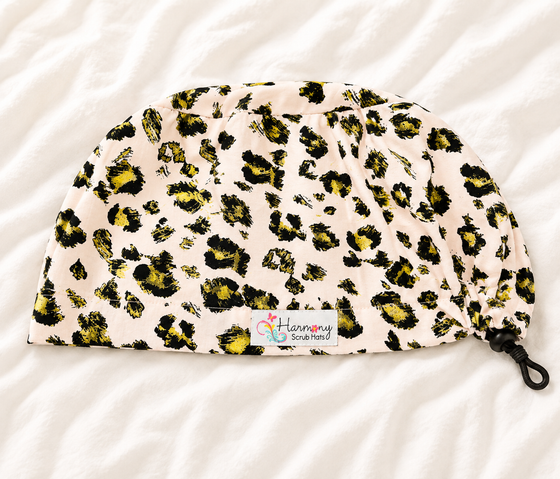 Pink Cheetah EURO® Scrub Hat