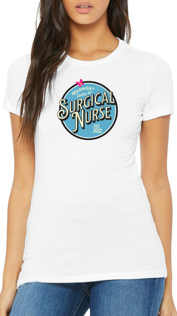 Surgical Nurse Medallion Casual Threads T-Shirt