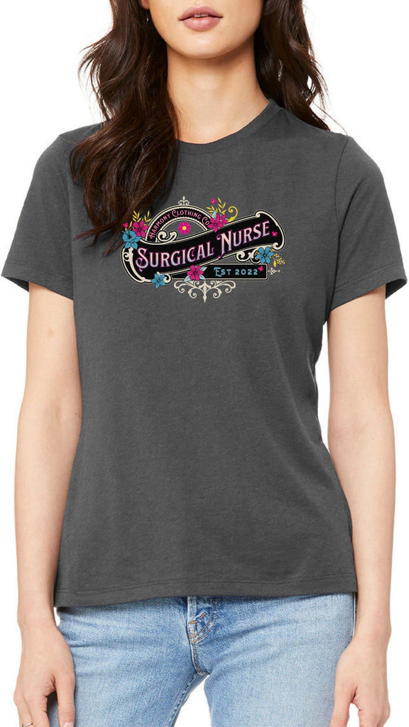 Surgical Nurse Signature Casual Threads T-Shirt