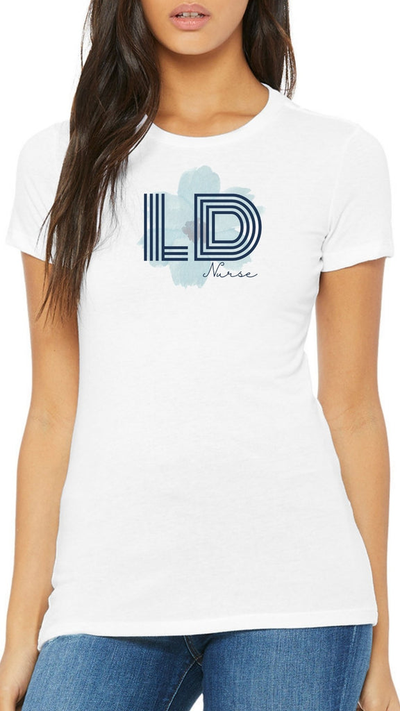 L&D Nurse Bold Classic Threads T-Shirt