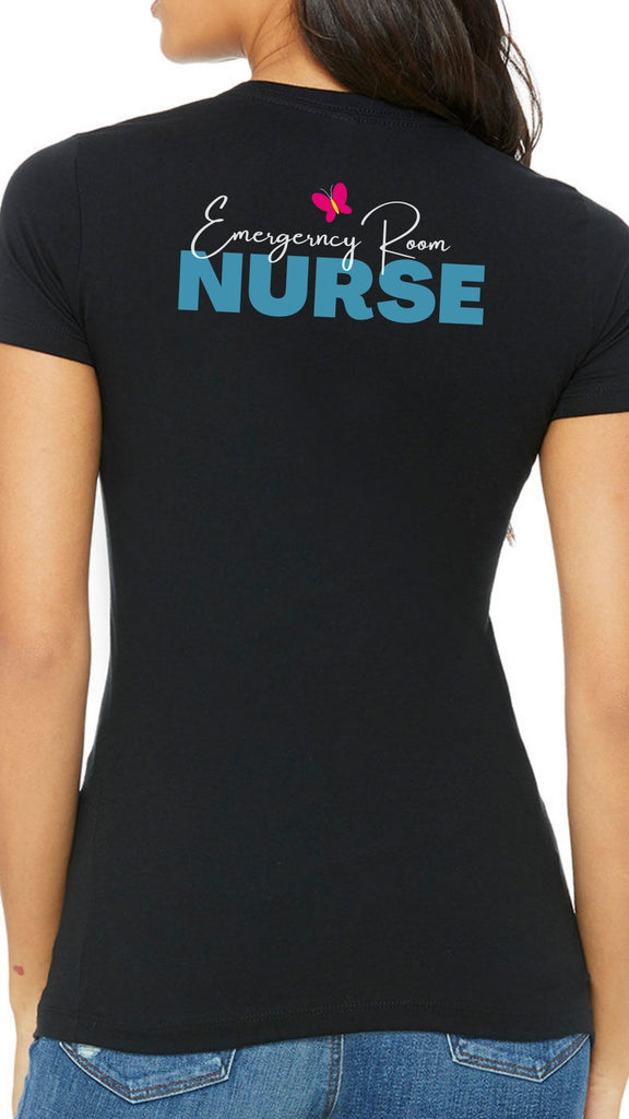 ER Nurse Personalized Work Threads T-Shirt