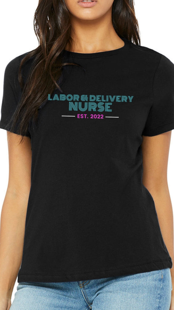 L&D Nurse Simple Casual Threads T-Shirt