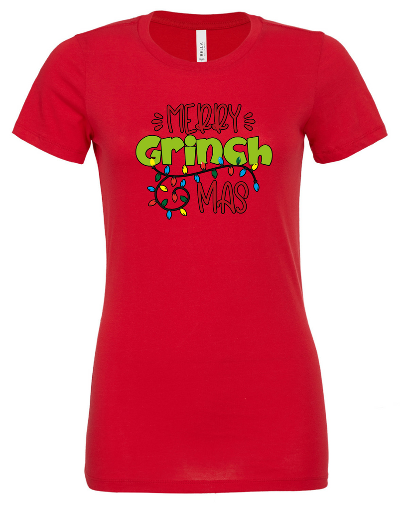WOMENS Merry Grinchmas Holiday T-Shirt