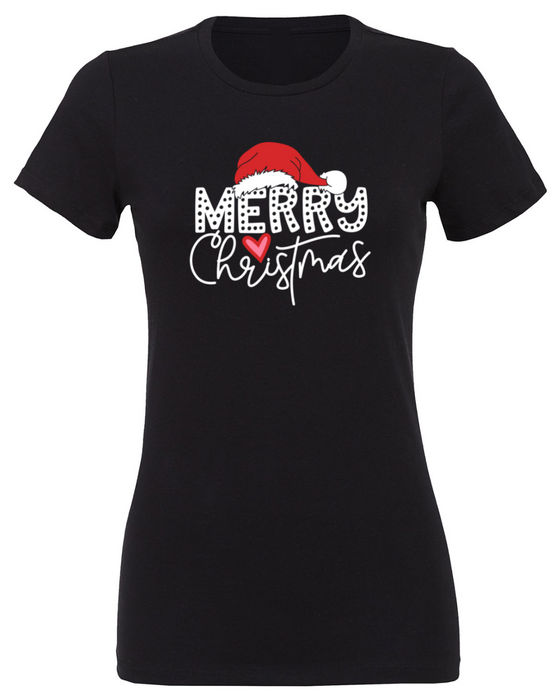 WOMENS Merry Christmas Holiday T-Shirt