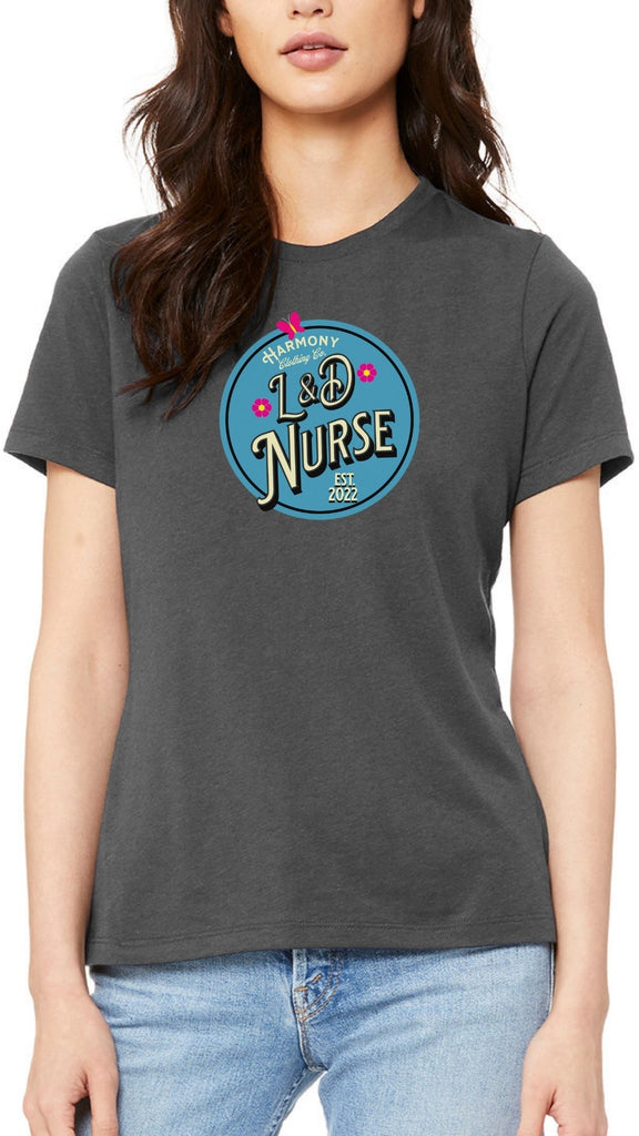 L&D Nurse Medallion Casual Threads T-Shirt