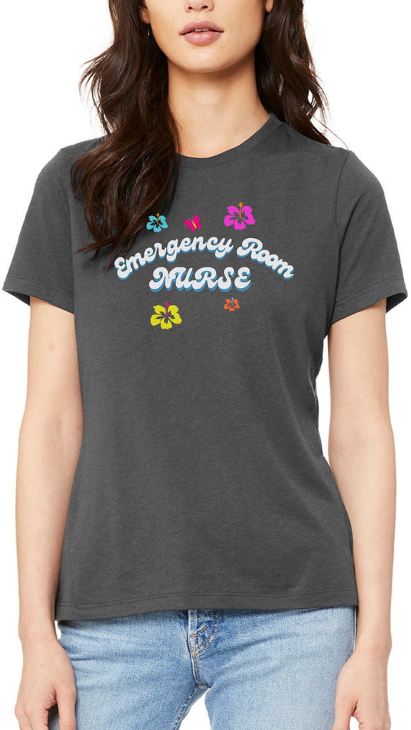ER Nurse Retro Casual Threads T-Shirt