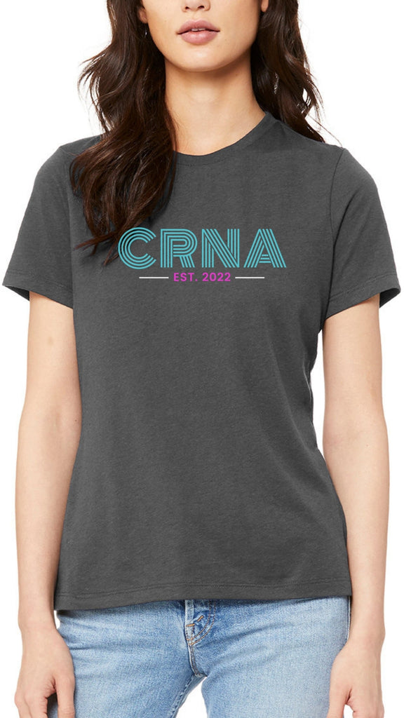 CRNA Script Classic Threads T-Shirt