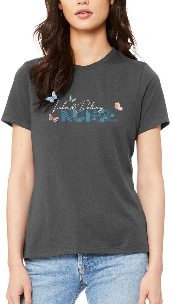 L&D Nurse Script Classic Threads T-Shirt