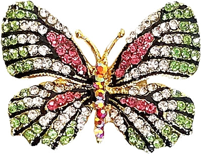 Butterfly Sparkling Badge Pull - Harmony Surgical Designs